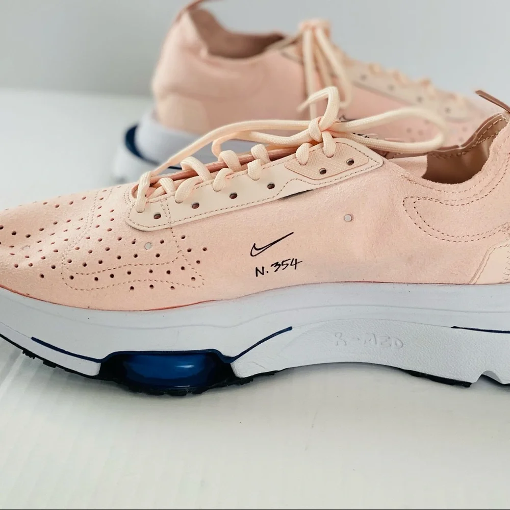 NWT Nike Women’s Air Zoom Type Sneaker, Orange Pearl Deep Royal Blue, Size 11 - Picture 11 of 16